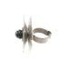 Bague fifi coquelicot hematite 62 euros