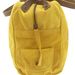 Sac alexandra cuir jaune profil