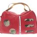 Sac alexandra cuir rouge 