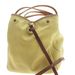 Sac laura cuir jaune profil