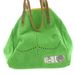 Sac laura cuir daim vert 