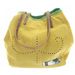 Sac laura cuir daim jaune 