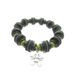 Bracelet pression vert 72 euros