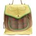 Sac pin cuir jaune