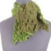écharpe scruch 2 couleurs kiwi lichen