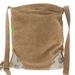 Sac elena daim camel ouvert