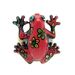 bague grenouille rouge