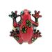 bague grenouille rouge