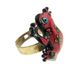 bague grenouille rouge 