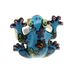 bague grenouille bleue