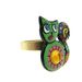 bague chat verte 