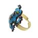 bague grenouille bleue 33 euros