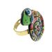 bague serpent tête verte 45 euros