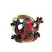 bague grenouille rouge 