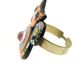 bague chat orange