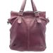 Sac yfan cuir prune verso