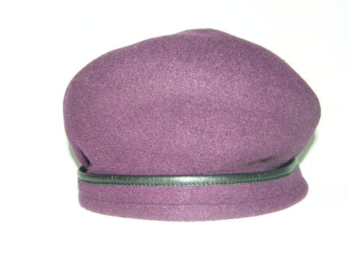 Beret lisere cuir Seeberger