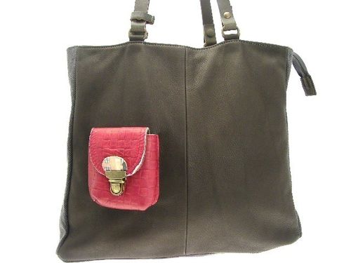 Sac baby cerise marron