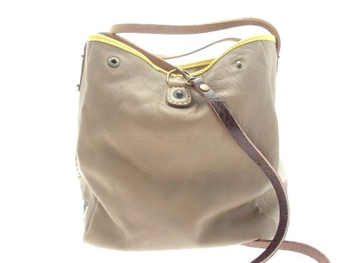 Sac laura camel cuir profil