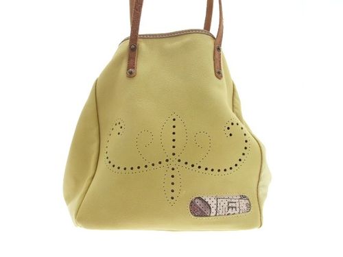 Sac laura cuir jaune 