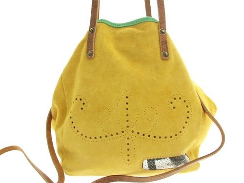 Sac laura daim jaune