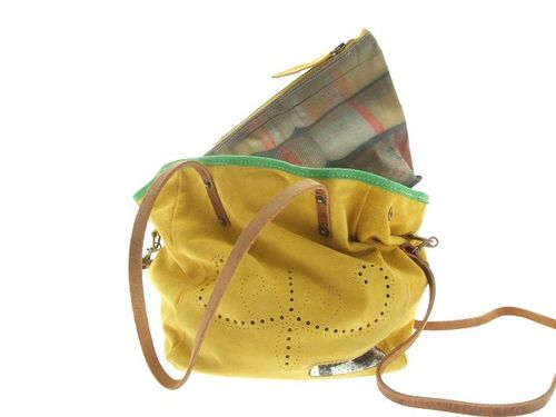 Sac laura daim jaune 