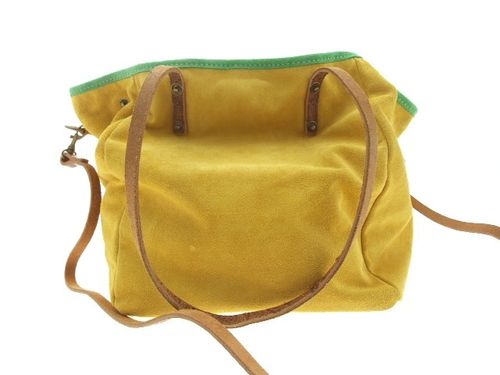 Sac laura daim jaune verso