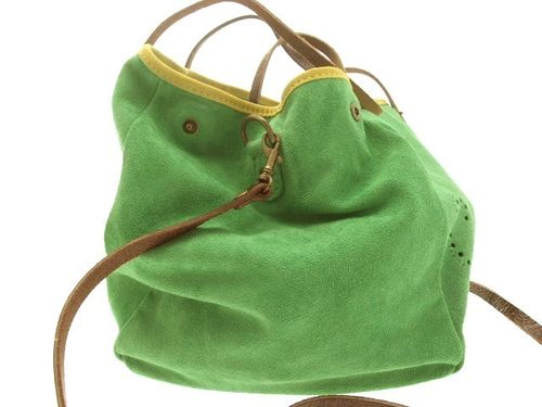 Sac laura daim vert profil