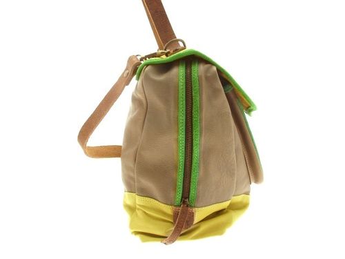 Sac pin jaune profil