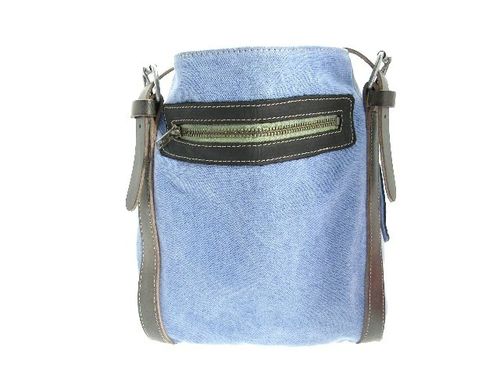 Sac BB antoine bleu coton profil