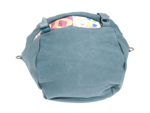 Sac bouboule bleu verso