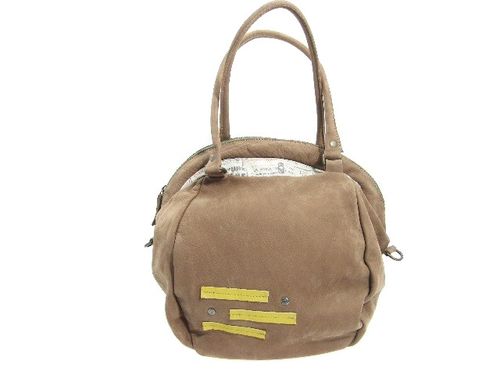 Sac bouboule cuir taupe 245 euros