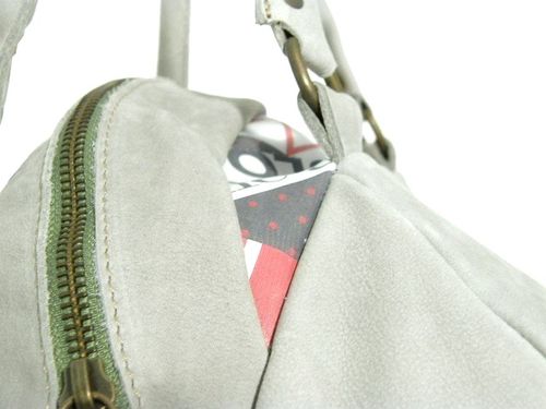 Sac bouboule gris zip