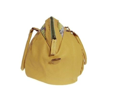 Sac bouboule jaune profil