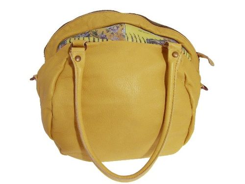 Sac bouboule jaune verso