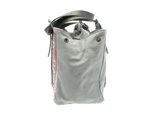 Sac new chouette gris ouvert