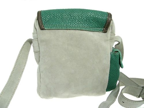 Sac petit vert et gris verso