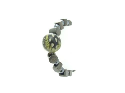 Bracelet fragment perle verte 116 euros