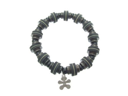 Bracelet pression noir 72 euros