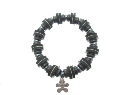 Bracelet pression hematite 72 euros