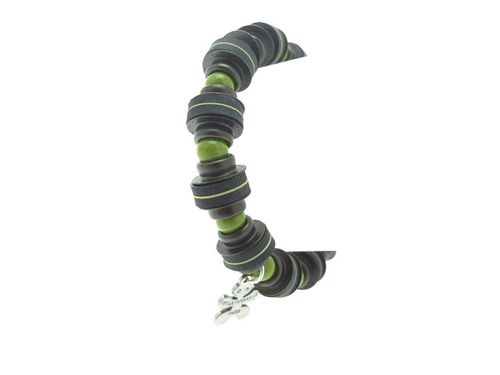 Bracelet pression vert 72 euros