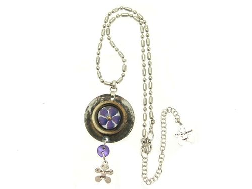 Collier bolée violet 103 euros