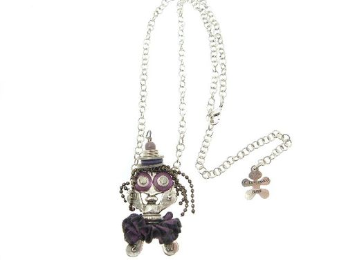 Collier miss pérou violet 98 euros