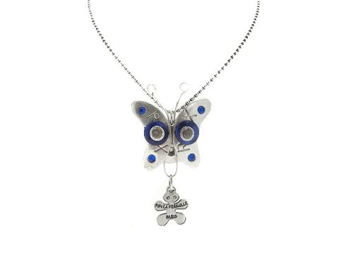 Collier argus bleu 78 euros