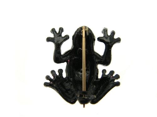 broche grenouille verso