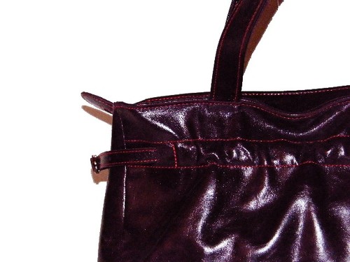 Sac traviata cuir amethyste